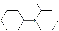 N-Propyl-N-isopropylcyclohexylamine 结构式