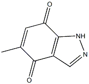 5-Methyl-1H-indazole-4,7-dione Structure