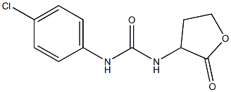1-(p-Chlorophenyl)-3-(2-oxotetrahydrofuran-3-yl)urea Structure