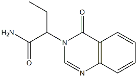 2-(3,4-Dihydro-4-oxoquinazolin-3-yl)butyramide 结构式