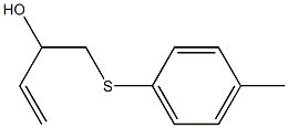 1-(4-Methylphenylthio)-3-butene-2-ol,,结构式