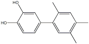 4-(2,4,5-Trimethylphenyl)benzene-1,2-diol