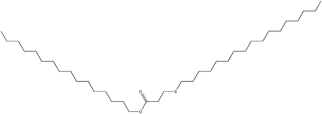 3-(Heptadecylthio)propionic acid hexadecyl ester Structure