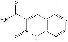 5-Methyl-2-oxo-1,2-dihydro-1,6-naphthyridine-3-carboxamide Struktur