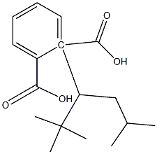 (-)-Phthalic acid hydrogen 1-[(S)-1-tert-butyl-3-methylbutyl] ester Structure