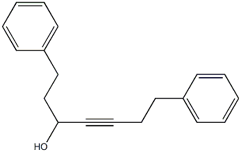 1-(2-Phenylethyl)-5-phenyl-2-pentyn-1-ol Structure