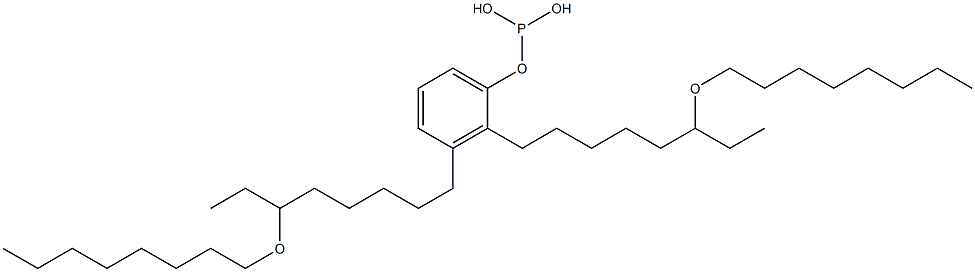 Phosphorous acid bis[6-(octyloxy)octyl]phenyl ester