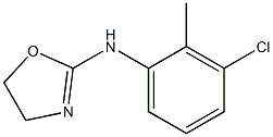 N-(3-クロロ-2-メチルフェニル)-2-オキサゾリン-2-アミン 化学構造式