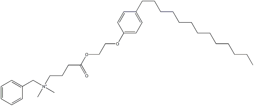 N,N-Dimethyl-N-benzyl-N-[3-[[2-(4-tridecylphenyloxy)ethyl]oxycarbonyl]propyl]aminium|