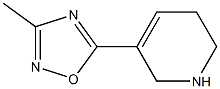 3-Methyl-5-[(1,2,5,6-tetrahydropyridin)-3-yl]-1,2,4-oxadiazole Structure