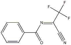 N-(2,2,2-Trifluoro-1-cyanoethylidene)benzamide Structure