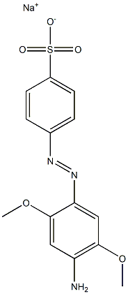 4-(4-Amino-2,5-dimethoxyphenylazo)benzenesulfonic acid sodium salt|