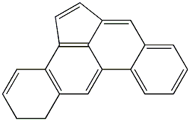 1,2-ジヒドロベンゾ[e]アセアントリレン 化学構造式