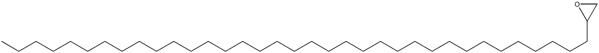 1,2-エポキシヘプタトリアコンタン 化学構造式