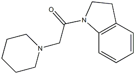  1-(Piperidinoacetyl)-2,3-dihydro-1H-indole