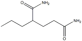ヘキサン-1,3-ジカルボアミド 化学構造式
