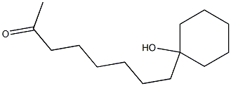 8-(1-Hydroxycyclohexyl)-2-octanone 结构式