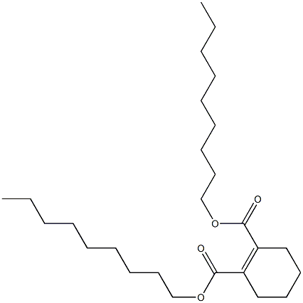 1-Cyclohexene-1,2-dicarboxylic acid dinonyl ester Struktur