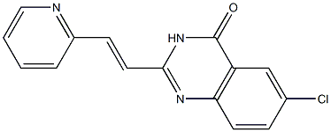 6-Chloro-2-[(E)-2-(2-pyridinyl)ethenyl]quinazolin-4(3H)-one