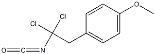 1,1-Dichloro-2-(4-methoxyphenyl)ethyl isocyanate Structure