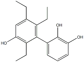 2',5',6'-Triethyl-1,1'-biphenyl-2,3,3'-triol,,结构式