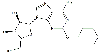 2-(4-Methylpentyloxy)adenosine Structure