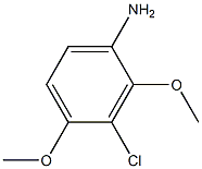 3-Chloro-2,4-dimethoxyaniline Structure