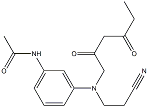 3'-[N-(2-Cyanoethyl)-N-(2,4-dioxohexyl)amino]acetanilide|