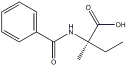 (R)-2-(Benzoylamino)-2-methylbutyric acid Structure