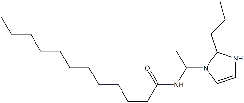 1-(1-Lauroylaminoethyl)-2-propyl-4-imidazoline Structure