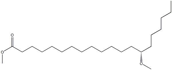 [S,(-)]-14-Methoxyicosanoic acid methyl ester Struktur