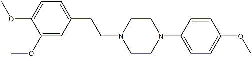 1-(3,4-Dimethoxyphenethyl)-4-(4-methoxyphenyl)piperazine