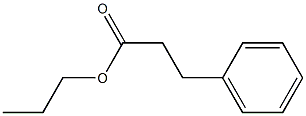 Benzenepropionic acid propyl ester Structure