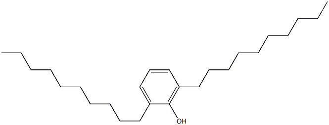 2,6-Didecylphenol 结构式