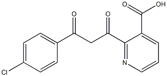  2-[3-(4-Chlorophenyl)-1,3-dioxopropyl]pyridine-3-carboxylic acid