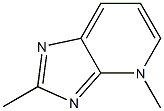 2,4-Dimethyl-4H-imidazo[4,5-b]pyridine,,结构式