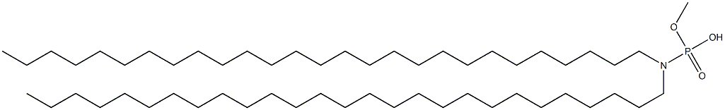 N,N-Diheptacosylamidophosphoric acid hydrogen methyl ester Structure