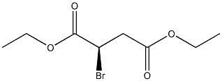 [R,(+)]-Bromosuccinic acid diethyl ester Structure