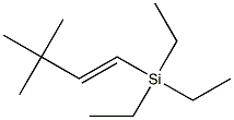 [(E)-3,3-Dimethyl-1-butenyl]triethylsilane 结构式