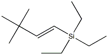 [(E)-3,3-Dimethyl-1-butenyl]triethylsilane,,结构式