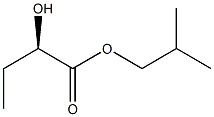 [R,(+)]-2-Hydroxybutyric acid isobutyl ester Structure