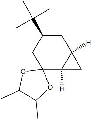 (1R,4S,6S)-4-tert-Butylbicyclo[4.1.0]heptan-2-one [(2R,3R)-2,3-butanediyl]acetal