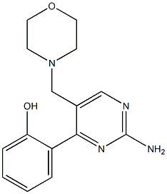 2-[2-Amino-5-[morpholinomethyl]pyrimidin-4-yl]phenol