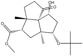 [3aS,4S,5aS,6S,8R,8aS,(+)]-6-(tert-Butyloxy)-8-hydroxy-3a,5a-dimethyl-1-oxodecahydrocyclopenta[c]pentalene-4-carboxylic acid methyl ester