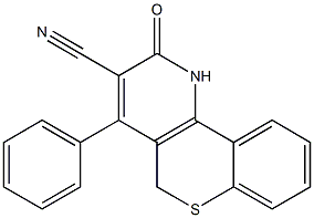 1,2-Dihydro-2-oxo-4-[phenyl]-5H-[1]benzothiopyrano[4,3-b]pyridine-3-carbonitrile|