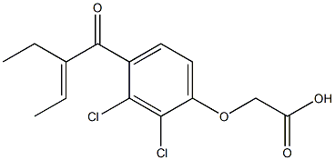 [2,3-Dichloro-4-[2-ethyl-1-oxo-2-butenyl]phenoxy]acetic acid