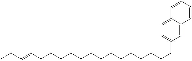 2-(15-Octadecenyl)naphthalene,,结构式
