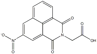 2,3-Dihydro-1,3-dioxo-5-nitro-1H-benzo[de]isoquinoline-2-acetic acid