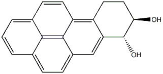 (7R*,8R*)-7,8,9,10-Tetrahydrobenzo[a]pyrene-7,8-diol 结构式