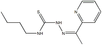 4-Butyl-1-[1-(2-pyridyl)ethylidene]thiosemicarbazide,,结构式